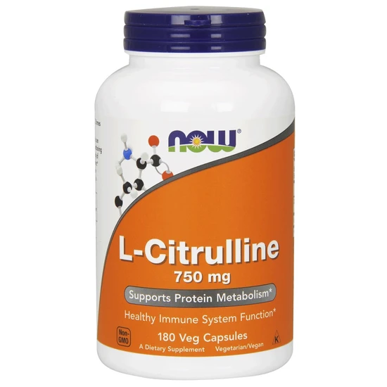 NOW Foods L-Citrulline, 750mg Vegicaps