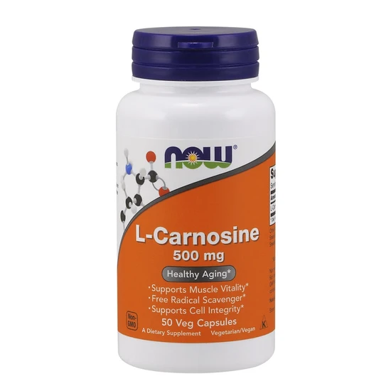 Now Foods L-Carnosine, 500Mg Vegicaps 50 Vegicaps