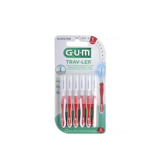 GUM Trav-Ler Reusable Interdental Brush ISO 1