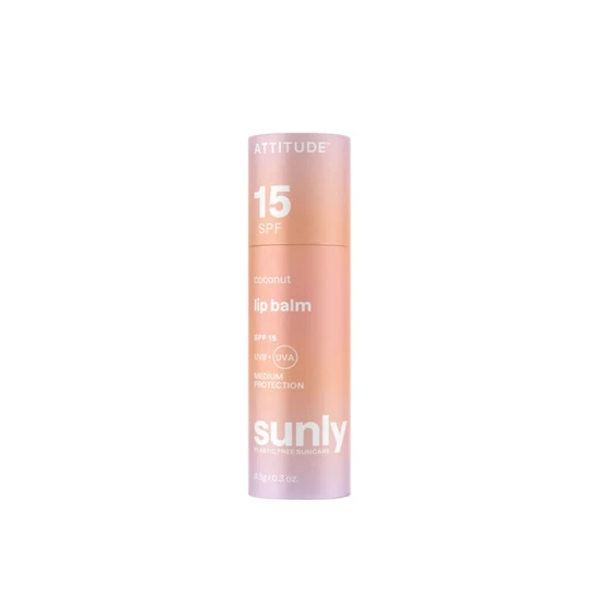 Attitude Sunly Lip Balm SPF 15 Coconut