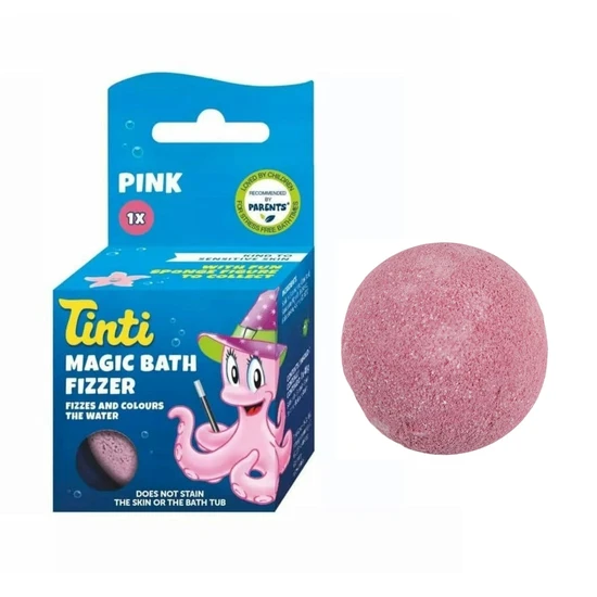 Tinti Magic Bath Fizzer Ball Pink
