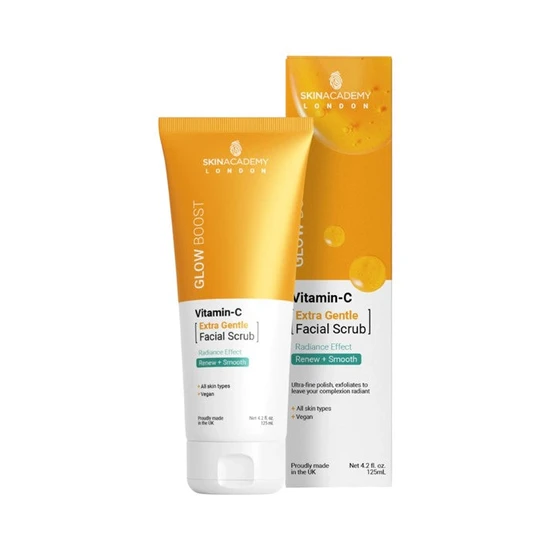 Skin Academy Glow Boost Vitamin C Extra Gentle Facial Scrub