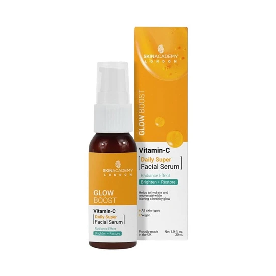 Skin Academy Glow Boost Vitamin C Daily Super Facial Serum