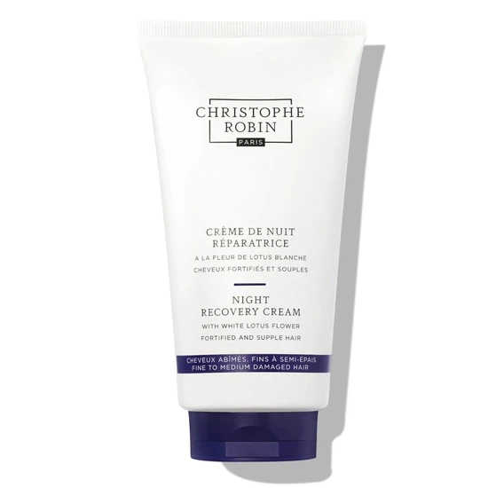 Christophe Robin Night Recovery Cream With White Lotus Flower