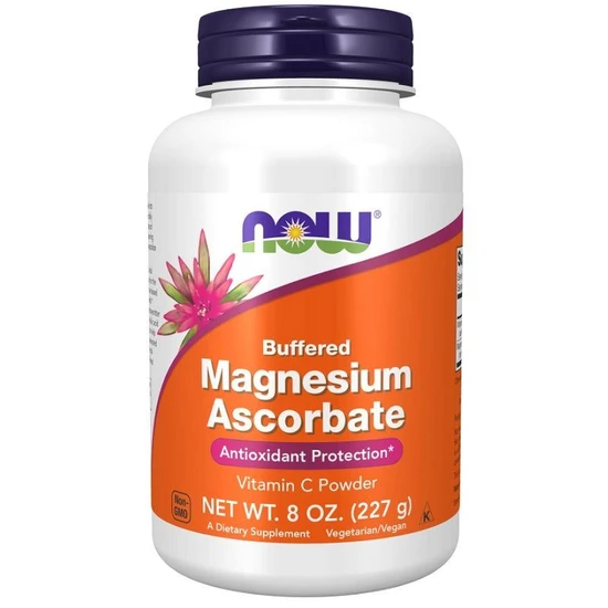 Now Foods Magnesium Ascorbate Pure Buffered Powder 227G