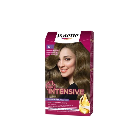 Schwarzkopf Palette Intensive Creme Colour Permanent Hair Dye 6.1 Ashy Dark Blonde
