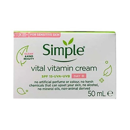 Simple Vital Vitamin Day Cream SPF 15