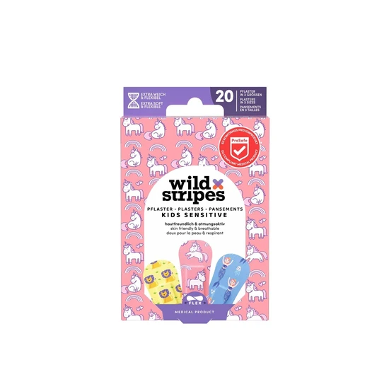 Wild Stripes Kids Sensitive Plasters Fantasy