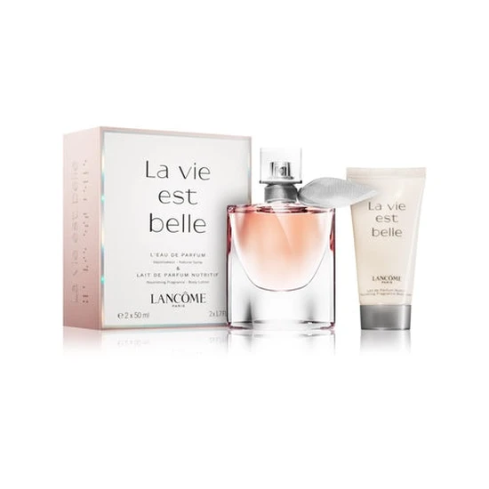 Lancôme La Vie Est Belle L'Eau De Parfum Gift Set 50ml Spray + 50ml Body Lotion