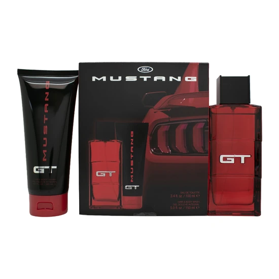 Mustang Gt Gift Set 100Ml Eau De Toilette + 150Ml Hair & Body Wash