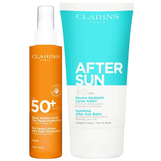 Clarins Spray Lotion SPF 50+ & Aftersun Balm