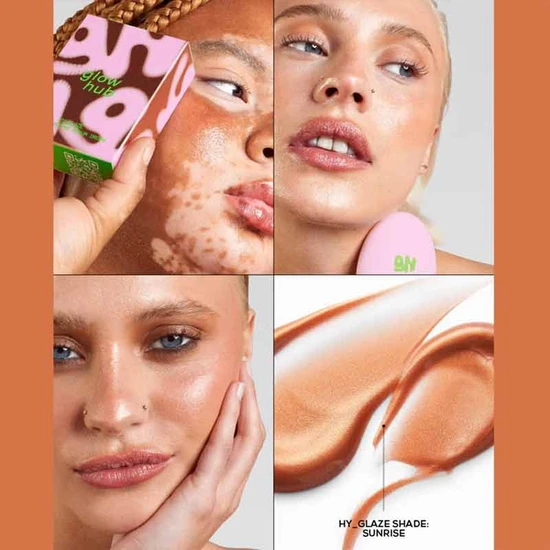 Glow Hub Hy Glaze Face Frosting Serum Drops Sunrise