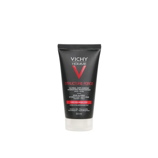 Vichy Homme Structure Force Complete Anti-Ageing Hydrating Moisturiser For Face + Eyes