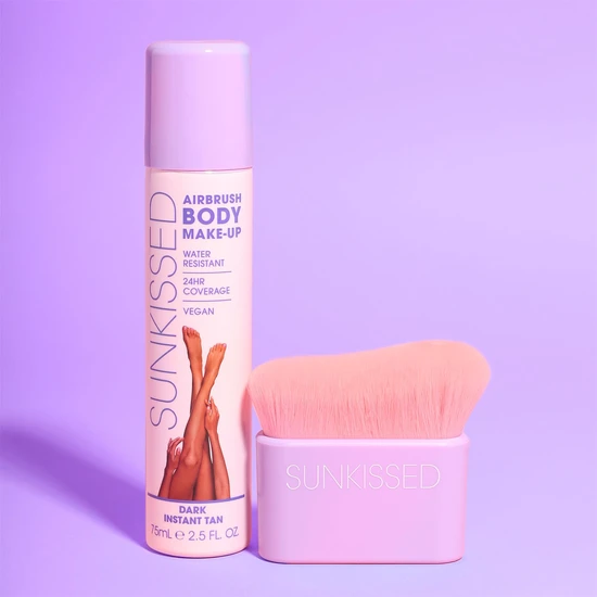 Sunkissed Airbrush Body Makeup Dark & Body Brush