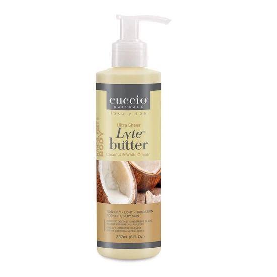 Cuccio Coconut & White Ginger Lyte Lotion
