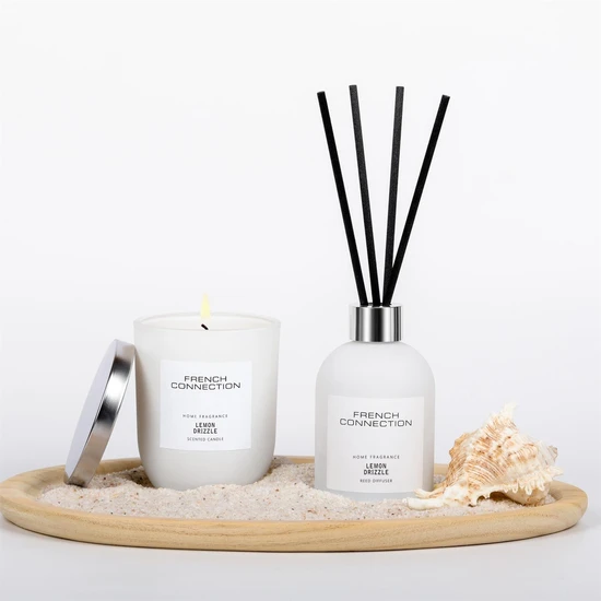 French Connection Lemon Drizzle Diffuser + Candle