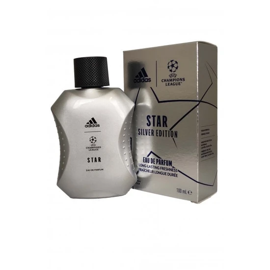Adidas Champions League Eau De Parfum Long Lasting Star Silver Edition