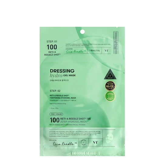 Vt Cosmetics Reti-A Reedle Shot 100 2Step Hydrogel Mask 30G