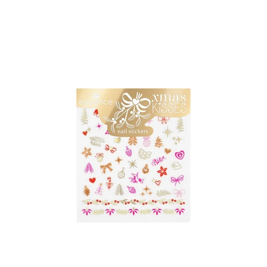 essence Xmas Kisses Nail Stickers 01 Mistletoe Magic, Stick Around!