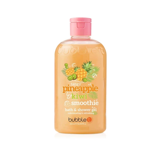 Bubble T Tangy Pineapple & Kiwi Smoothie Bath & Shower Gel
