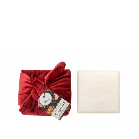 Castelbel Pomegranate Soap Bar In Velvet