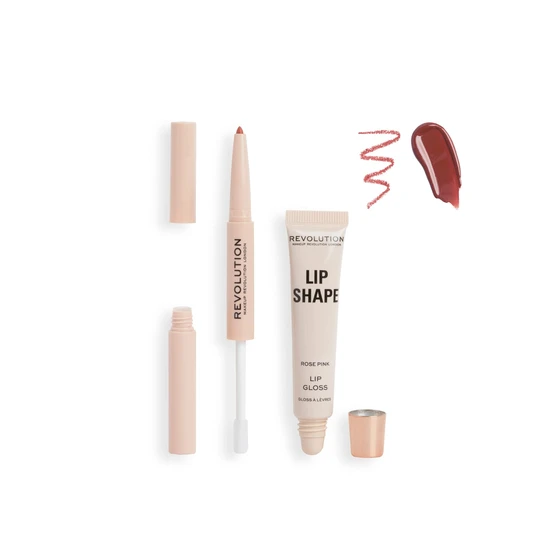 Revolution Lip Shape Kit Rose Pink