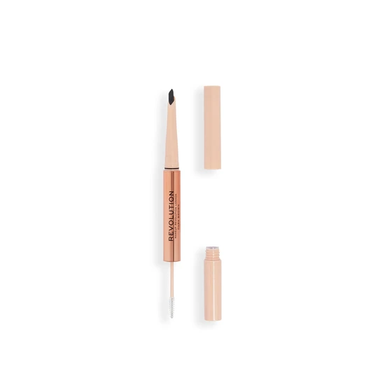 Revolution Fluffy Brow Duo Dark Brown