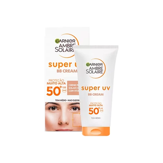 Garnier Ambre Solaire Super UV BB Cream Tinted Sunscreen SPF 50+