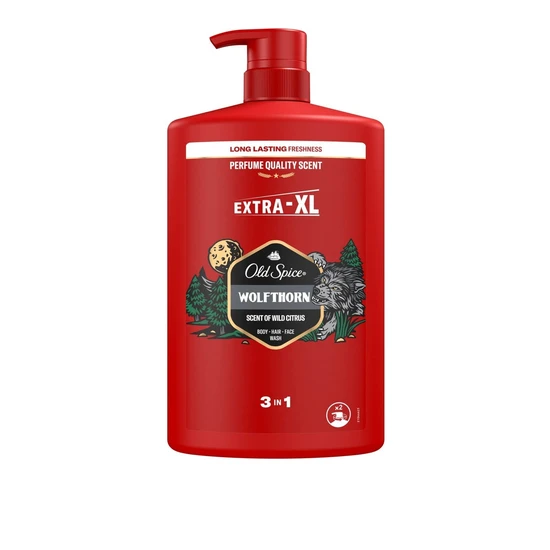 Old Spice Wolfthorn 3-In-1 Body Hair Face Wash