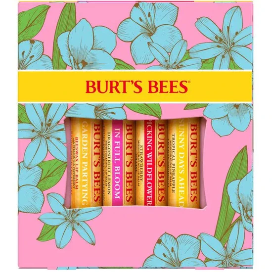 Burt's Bees Infullbloomlipbalmset