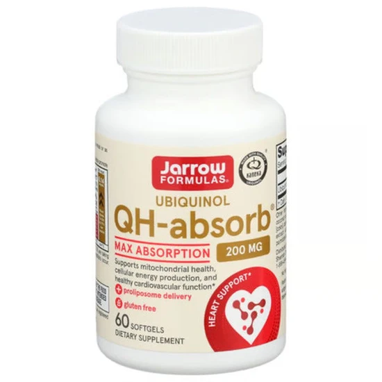 Jarrow Formulas Ubiquinol Qh-Absorb 200Mg 60 Softgels
