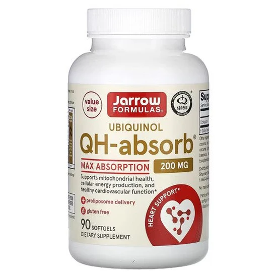 Jarrow Formulas Ubiquinol Qh-Absorb 200Mg 90 Softgels