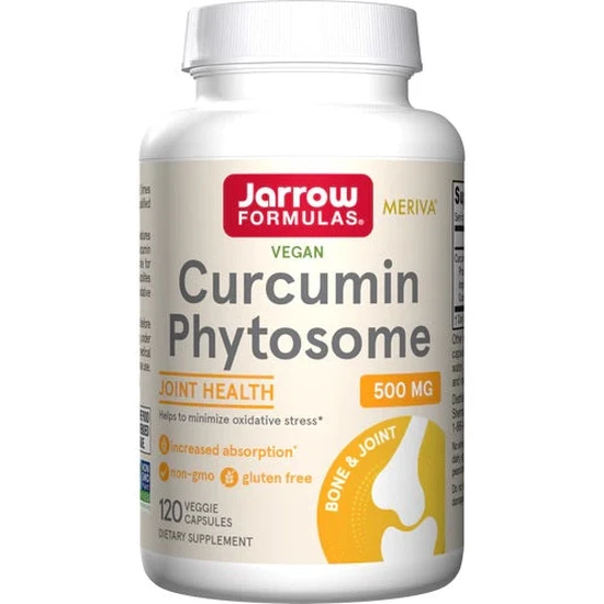 Jarrow Formulas Curcumin Phytosome Meriva 500Mg Vegicaps 120 Vegicaps