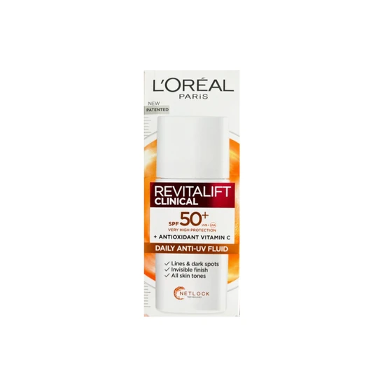 L'Oreal Paris Revitalift Clinical Daily Anti UV Fluid SPF 50 Plus