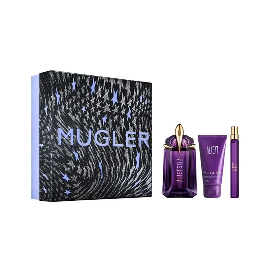 Mugler Alien Pour Femme 60ml Eau De Parfum 50ml Body Lotion & 10ml Eau De Parfum Gift Set