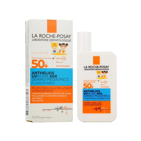 La Roche-Posay Anthelios UVMUNE 400 Dermo-Pediatrics Ultra Light Invisible Fluid SPF 50+