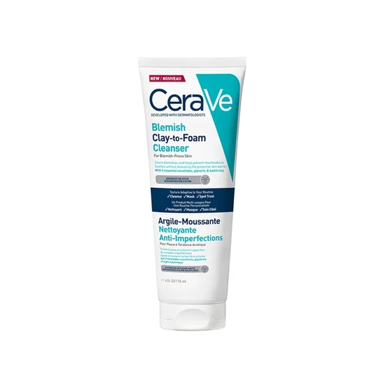 CeraVe Blemish Control Clay To Foam Cleanser For Blemish Prone Skin