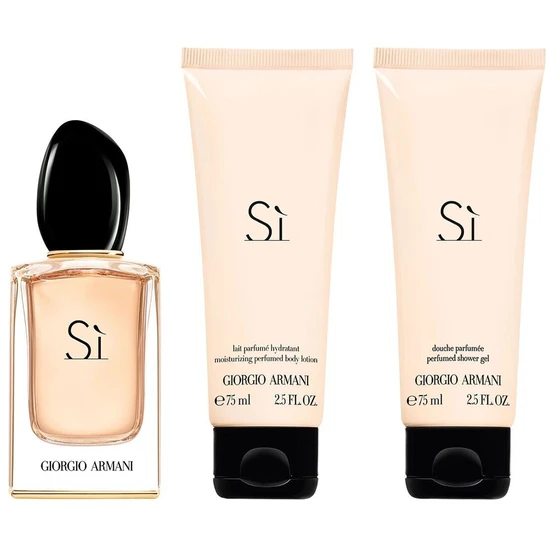 Giorgio Armani Si Eau De Parfum Body Set