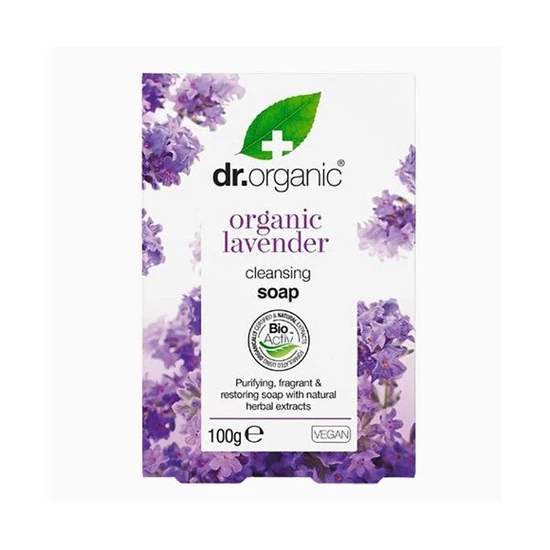 Dr. Organic Organic Lavender Cleansing Soap 100G