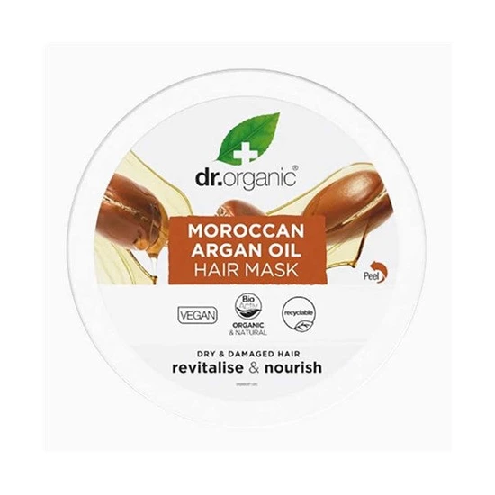 Dr. Organic Bioactive Hair Care Organic Moroccan Argan Oil Hair Mask 200Ml