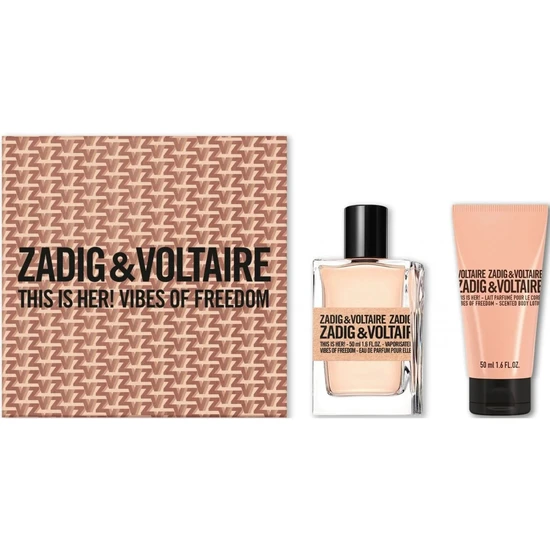 Zadig & Voltaire This Is Her! Vibes Of Freedom Eau De Parfum + Body Lotion