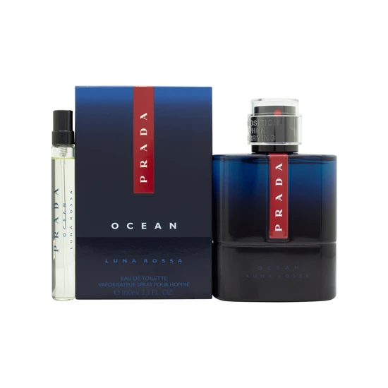 Prada Luna Rossa Ocean Eau De Toilette Gift Set