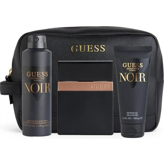 Guess Seductive Homme Noir Gift Set