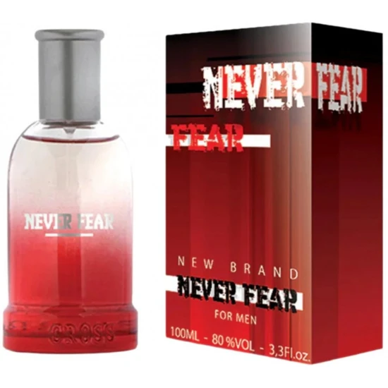 New Brand Never Fear For Men Eau De Toilette