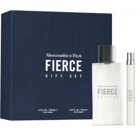 Abercrombie & Fitch Fierce Gift Set: Eau De Cologne 100ml Eau De Cologne 10ml