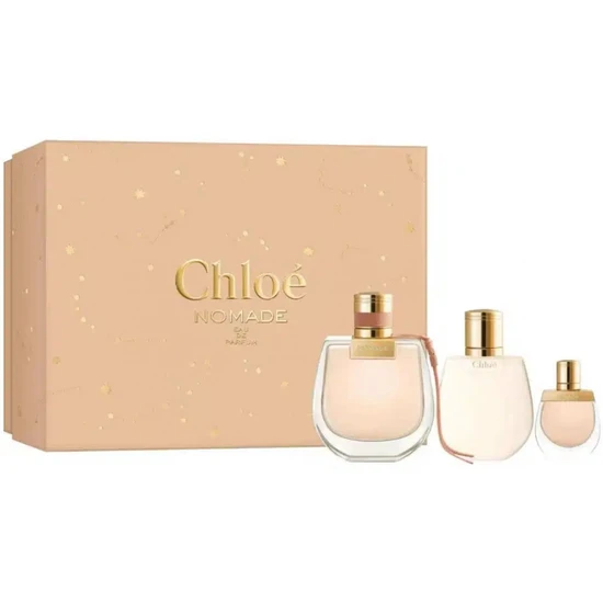Chloé Nomade Eau De Parfum 75ml + Body Lotion 100ml + Eau De Parfum 5ml Gift Set