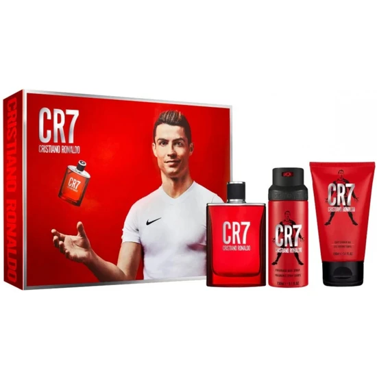 Cristiano Ronaldo Eau De Toilette 100Ml Gift Set 100Ml, 150Ml Shower Gel & 150Ml Deodorant