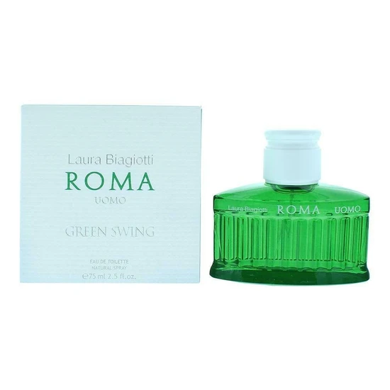 Laura Biagiotti Roma Uomo Green Swing Eau De Toilette 75Ml