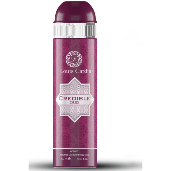 Louis Cardin Credible Oud Perfumed Deodorant Body Spray
