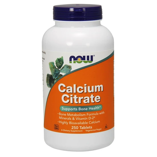 NOW Foods Calcium Citrate With Minerals & Vitamin D- Tablets